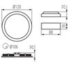 Pierścień oprawy punktowej KANLUX Rounda V2LED6W-NW-W Biały Pomieszczenie Do pomieszczeń biurowych