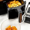 Frytkownica beztłuszczowa KLAUSBERG KB-7589 Air Fryer z podwójnym koszem Funkcje dodatkowe Technologia Rapid 360 stopni