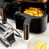 Frytkownica beztłuszczowa KLAUSBERG KB-7589 Air Fryer z podwójnym koszem Typ Frytkownica beztłuszczowa