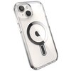Etui SPECK Presidio Perfect-Clear ClickLock & MagSafe do Apple iPhone 15/14/13 Przezroczysto-srebrny Seria telefonu iPhone
