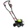 Glebogryzarka akumulatorowa 4GARDEN AG3622 2x20V Konstrukcja Koła ułatwiające transport