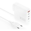 Ładowarka sieciowa 4SMARTS GaN Flex Pro 100W Biały Kabel w zestawie AC