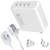 Ładowarka sieciowa 4SMARTS GaN Flex Pro 200W Biały Kabel w zestawie AC