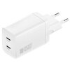 Ładowarka sieciowa 4SMARTS PDPlug Dual 45W GAN Biały Szerokość [mm] 95