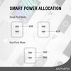 Ładowarka sieciowa 4SMARTS PDPlug Dual 45W GAN Biały Grubość [mm] 35