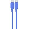 Kabel USB-C - USB-C 4SMARTS High Flex 60W 1.5 m Niebieski Rodzaj Kabel