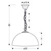 Lampa sufitowa CANDELLUX Sugar 31-77745 Biało-chromowy Rodzaj Lampa sufitowa
