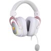 Słuchawki REDRAGON Zeus X H510 RGB Biało-różowy Bezprzewodowe Nie