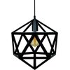 Lampa sufitowa GOLDLUX Denmark 305534 Czarny Zasilanie Sieciowe