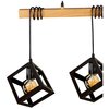 Lampa sufitowa GOLDLUX Sweden Wood 314581 Czarno-brązowy Rodzaj Lampa sufitowa