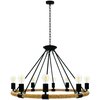 Lampa sufitowa GOLDLUX Arthur Rope 307927 Czarno-brązowy