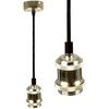 Lampa sufitowa GOLDLUX Nola 308962 Czarno-złoty Źródło światła w komplecie Nie