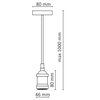 Lampa sufitowa GOLDLUX Nola 308962 Czarno-złoty Rodzaj Lampa sufitowa
