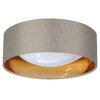 Plafon sufitowy GOLDLUX Tuluza 32 323224 Biało-taupe-złoty