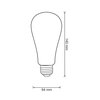 Żarówka LED GOLDLUX DecoVintage Amber Filament 304513 4W E27 Rodzaj Żarówka LED