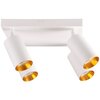 Lampa sufitowa GOLDLUX Maribel 4K 321237 Biało-złoty Zasilanie Sieciowe
