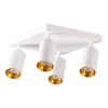 Lampa sufitowa GOLDLUX Maribel 4K 321237 Biało-złoty Pomieszczenie Do jadalni