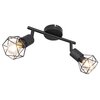 Lampa sufitowa GLOBO XARA I 54802S-2 Czarny Źródło światła w komplecie Nie