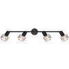 Lampa sufitowa GLOBO XARA I 54802S-4 Czarny