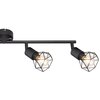 Lampa sufitowa GLOBO XARA I 54802S-4 Czarny Pomieszczenie Do kuchni
