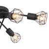 Lampa sufitowa GLOBO XARA I 54802S-6 Czarny Maksymalna moc żarówki [W] 6 x 40