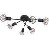 Lampa sufitowa GLOBO XARA I 54802S-6 Czarny Źródło światła w komplecie Nie