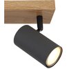 Lampa sufitowa GLOBO Robby 57911-2G Grafitowo-brązowy Maksymalna moc żarówki [W] 2 x 35