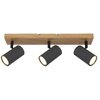 Lampa sufitowa GLOBO Robby 57911-3G Grafitowo-brązowy Zasilanie Sieciowe