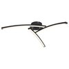 Lampa sufitowa GLOBO Tansy I 67129-18 Czarny Zasilanie Sieciowe