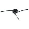 Lampa sufitowa GLOBO Tansy I 67129-18 Czarny