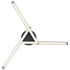 Lampa sufitowa GLOBO Tansy I 67129-18 Czarny Źródło światła w komplecie Tak
