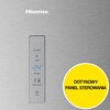 Lodówka HISENSE RB645N4BIE No Frost 200cm Inox Kolor / wykończenie frontu Szary