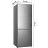 Lodówka HISENSE RB645N4BIE No Frost 200cm Inox Szklane wykończenie drzwi Nie