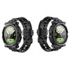 Pasek SUPCASE Iblsn Armorbox do Galaxy Watch 5 Pro (45 mm) Czarny + Szkło Materiał TPU