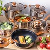 Zestaw garnków KINGHOFF KH-1768 (12 elementów) Przeznaczenie Kuchnie ceramiczne
