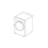 Pralka HAIER HW50-BP12307-S 5kg 1200 obr Programator (sterowanie) Elektroniczny