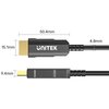 Kabel HDMI - HDMI UNITEK 50 m Obsługiwany format 2K