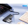 Hub ORICO PAPW2AC-C3-015-BK-EP USB Typu C Aktywny Dodatkowe informacje Dioda LED sygnalizująca status urządzenia