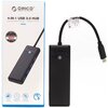 Hub ORICO PAPW4A-C3-015-BK-EP USB Typu C Pasywny Dodatkowe informacje Dioda LED sygnalizująca status urządzenia