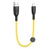 Kabel USB - Lightning XO NB247 6A 0.25 m Żółty