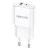 Ładowarka sieciowa FOREVER QC TC-01-20AC 20W Biały Rodzaj złącza USB Typ C - 1 szt.