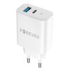Ładowarka sieciowa FOREVER QC TC-07-30AC 30W Biały Rodzaj złącza USB-C - 1 szt.