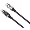 Kabel USB-C - Lightning FOREVER GSM171011 z wyświetlaczem LCD 27W 1m Czarny Długość [m] 1