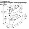 Okap BOSCH DWK65DK20 Biały 550m3/h 60dB klasa A Oświetlenie LED
