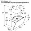 Okap BOSCH DWK65DK20 Biały 550m3/h 60dB klasa A Szerokość [cm] 59