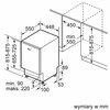 Zmywarka BOSCH SPV6YMX08E Serie 6 PerfectDry Rodzaj zmywarki Zmywarka do zabudowy