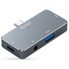 Stacja dokująca TECH-PROTECT V6-HUB 4w1 USB Typu C, Pasywna Szary Typ Pasywny