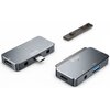 Stacja dokująca TECH-PROTECT V6-HUB 4w1 USB Typu C, Pasywna Szary Dodatkowe informacje Obsługa monitora 4K 30Hz
