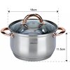 Zestaw garnków KINGHOFF KH-1762 (6 elementów) Przeznaczenie Kuchnie ceramiczne