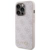Etui GUESS 4G Metal Gold Logo do Apple iPhone 15 Pro Różowy Seria telefonu iPhone
